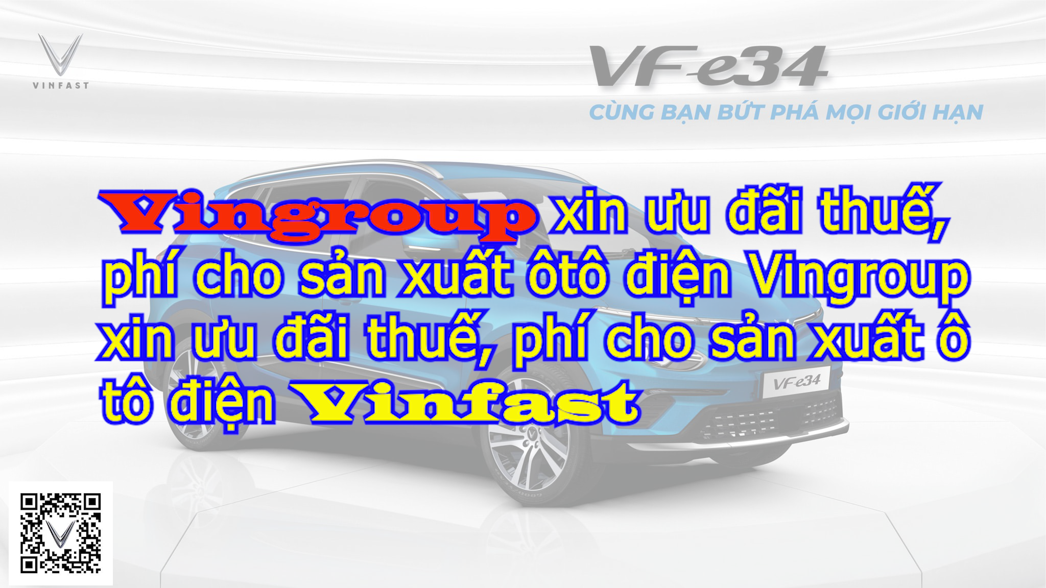 Vingroup Xin Uu Dai Thue Phi Cho Vinfast